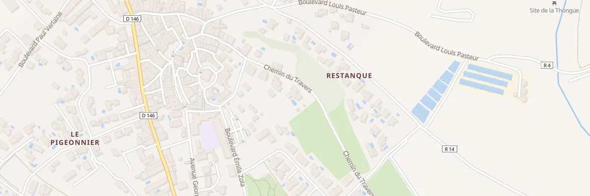 Plan du 21 Rue Francois Rabelais à Abeilhan