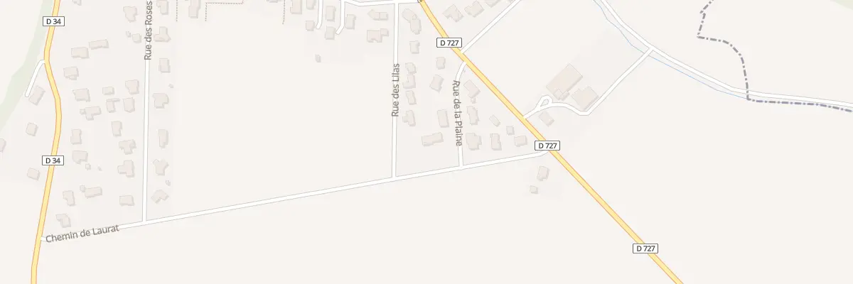 Plan du 8 Rue de la Plaine à Parentignat