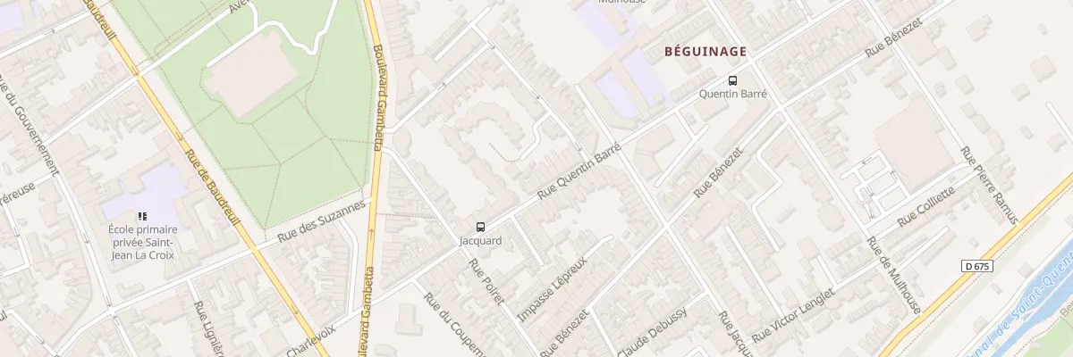 Plan du 37 Rue Quentin Barré à Saint-Quentin