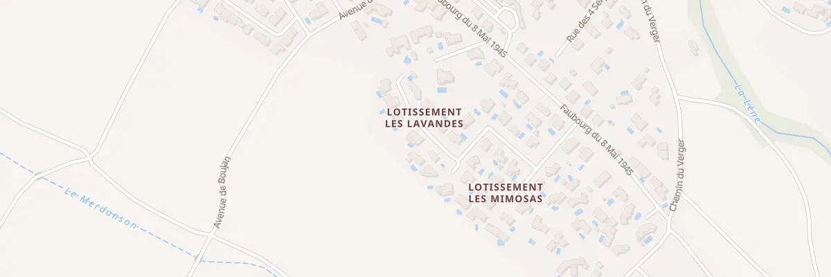 Plan du 41 Rue Faubourg Floréal à Servian