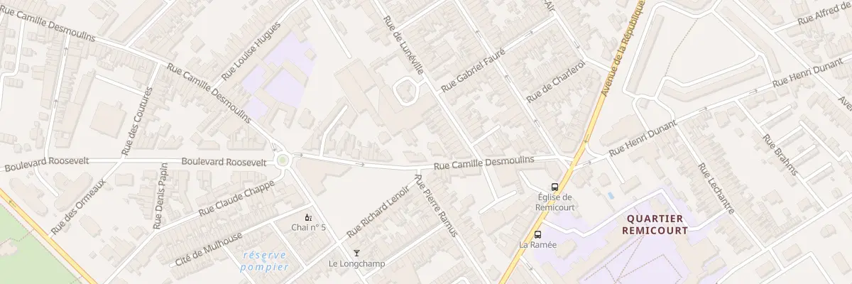Plan du 153 Rue Camille Desmoulins à Saint-Quentin