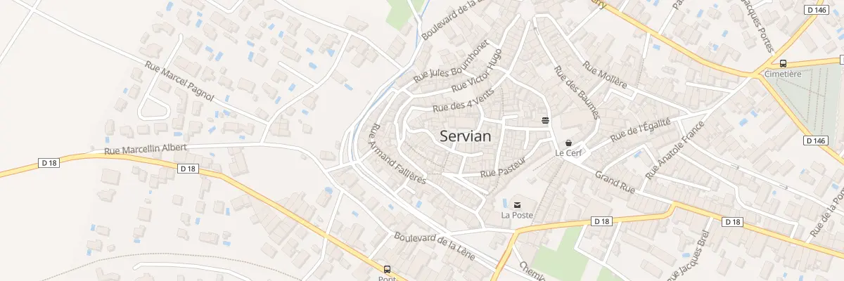 Plan du 31 Rue de la Gaité à Servian