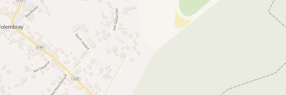 Plan du 9002 Rue Gabriel Péri à Folembray