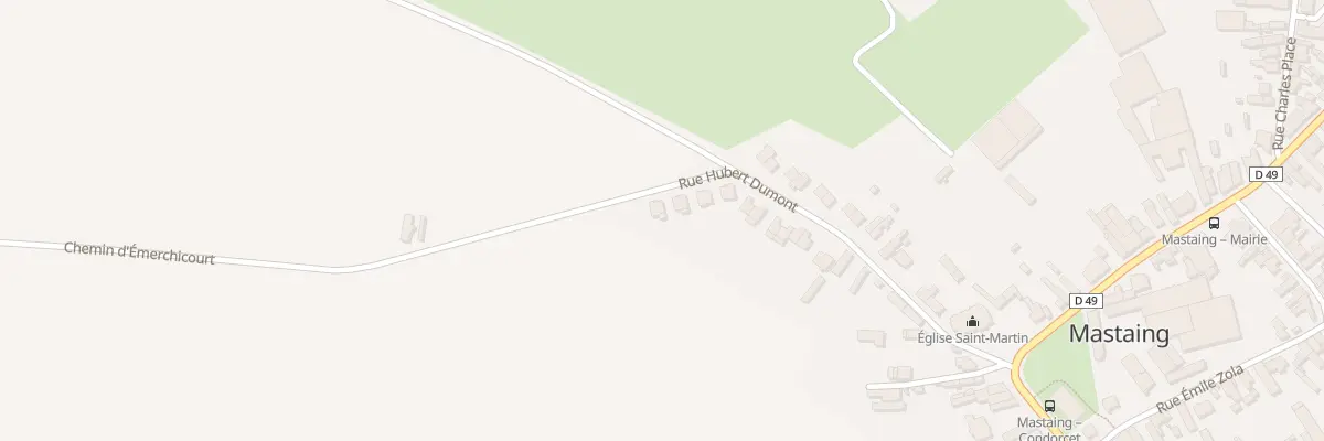 Plan du 27 Rue Hubert Dumont à Mastaing