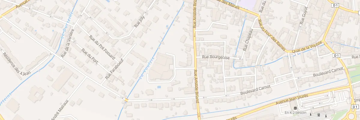 Plan du 34 Rue Aristide Briand à Provins