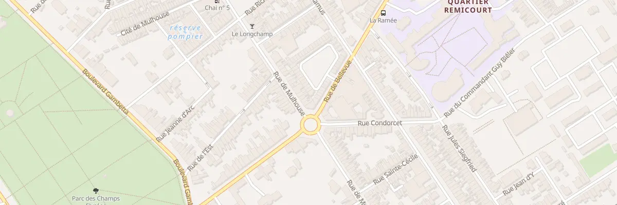 Plan du 45 Rue de Mulhouse à Saint-Quentin