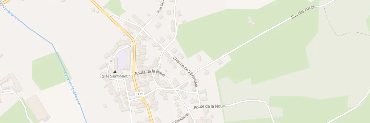 Plan du 6T Che de Villeneuve à Sablonnières