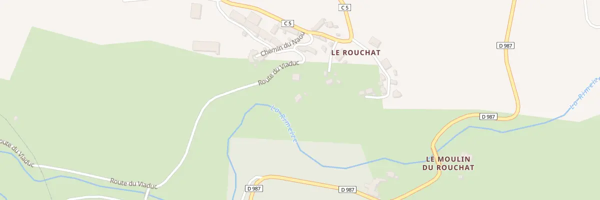 Plan du 5155 Le Rouchat à Rimeize