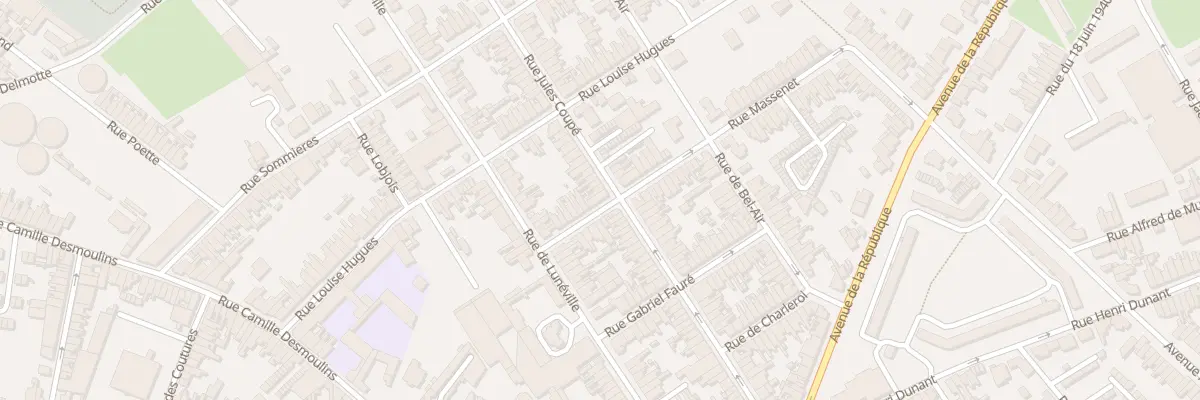 Plan du 11B Rue Massenet à Saint-Quentin