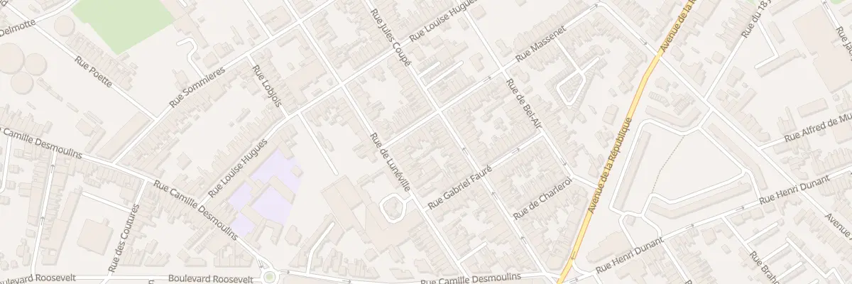 Plan du 6 Rue Massenet à Saint-Quentin