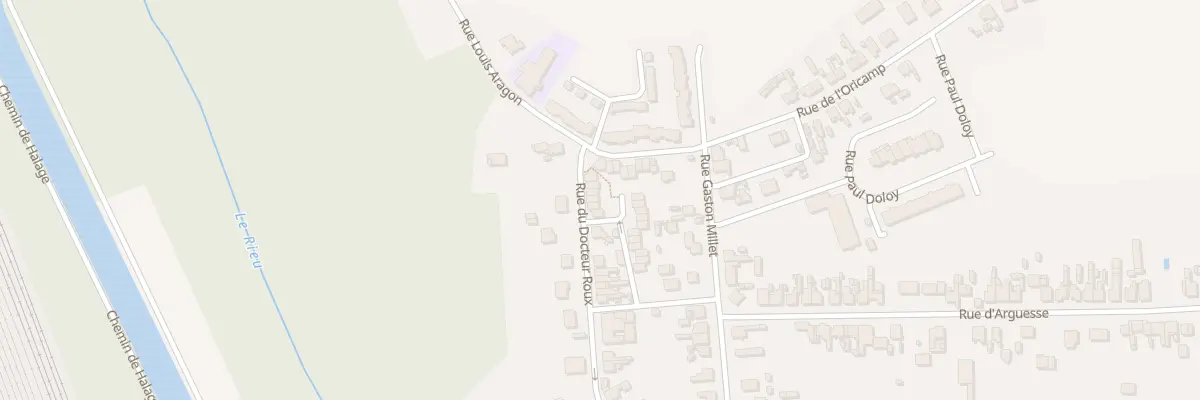 Plan du 46 Rue du Docteur Roux à Tergnier