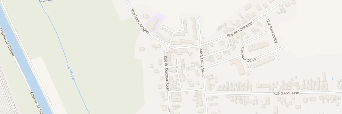 Plan du 50 Rue du Docteur Roux à Tergnier