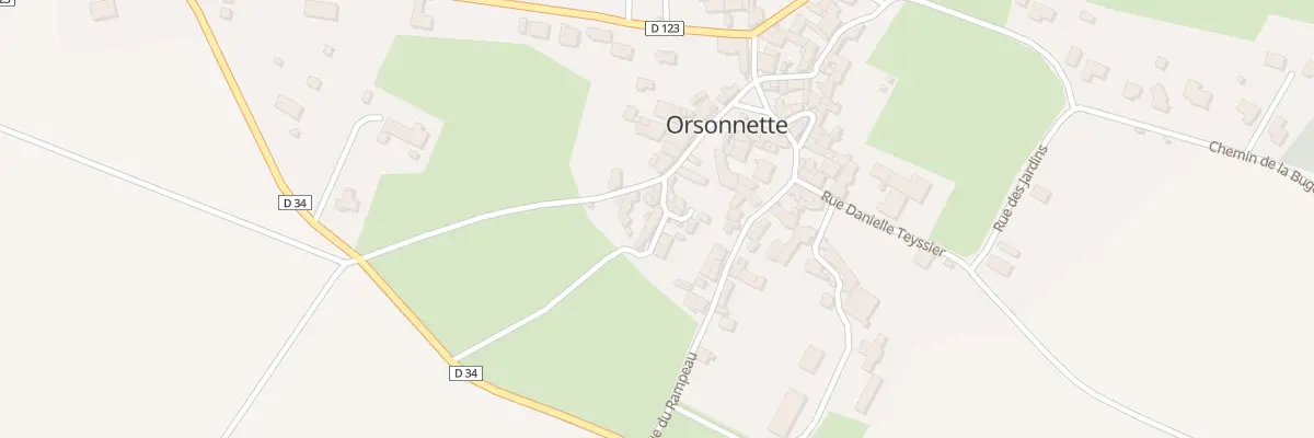 Plan du 11 Rue La Pradoune à Nonette-Orsonnette