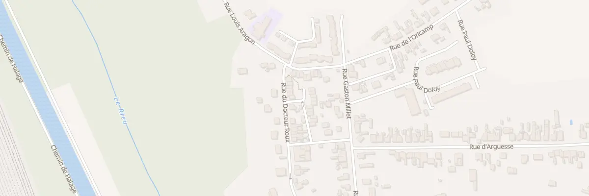 Plan du 42 Rue du Docteur Roux à Tergnier