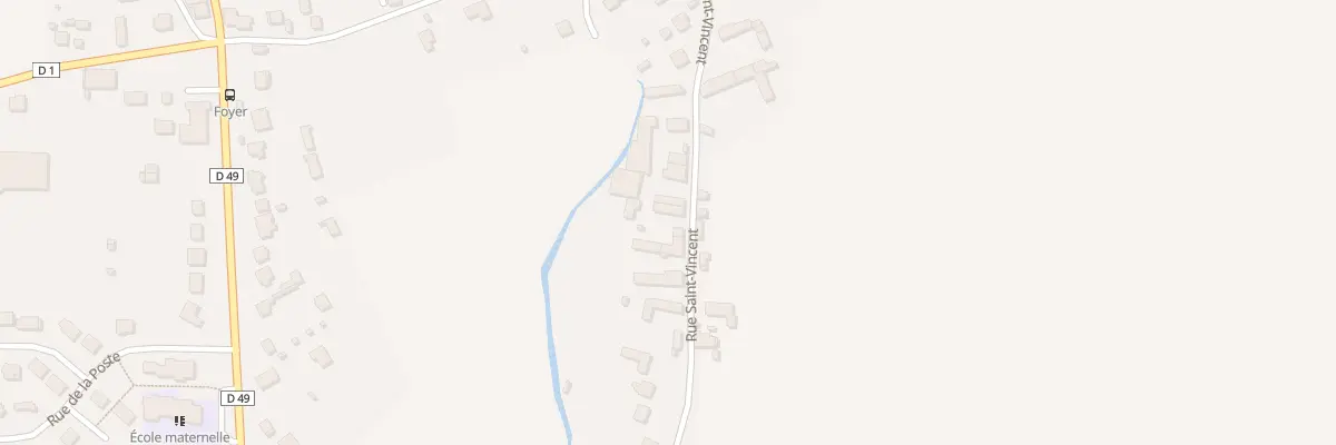 Plan du 60 Rue Saint-vincent à Gouaix