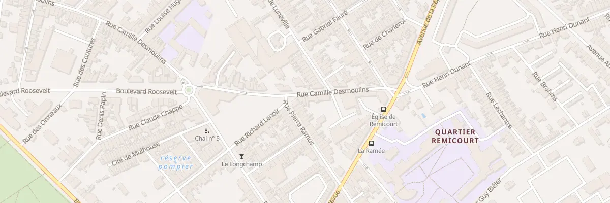 Plan du 124 Rue Camille Desmoulins à Saint-Quentin