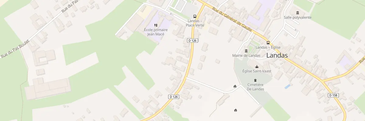 Plan du 148 Rue du Marechal Leclerc à Landas