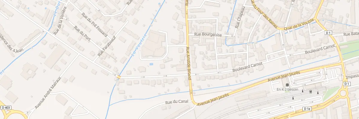 Plan du 40 Rue Aristide Briand à Provins