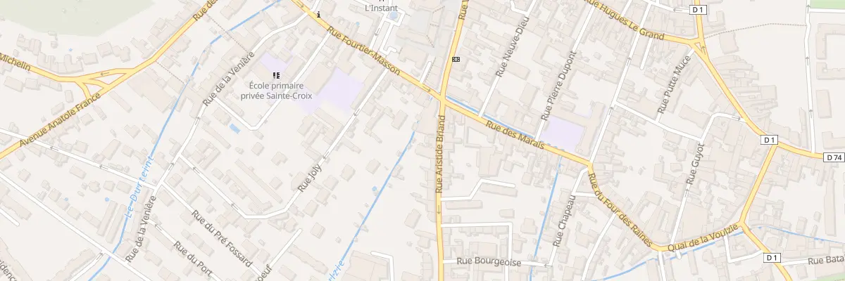 Plan du 6 Rue Aristide Briand à Provins