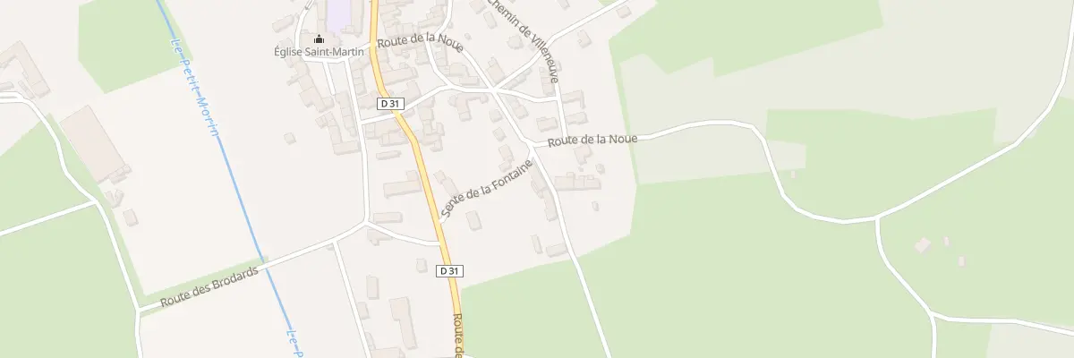 Plan du 17 Che de Villeneuve à Sablonnières