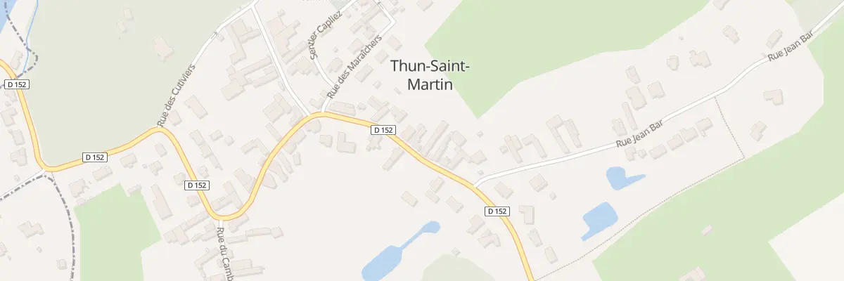 Plan du 10 Rue du Calvaire à Thun-Saint-Martin