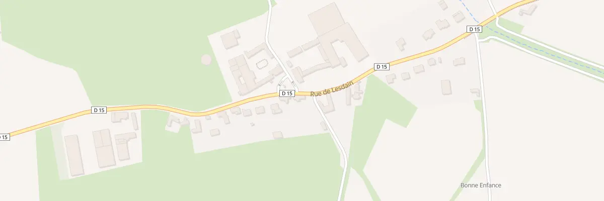 Plan du 25 Rue de Lesdain à Esnes