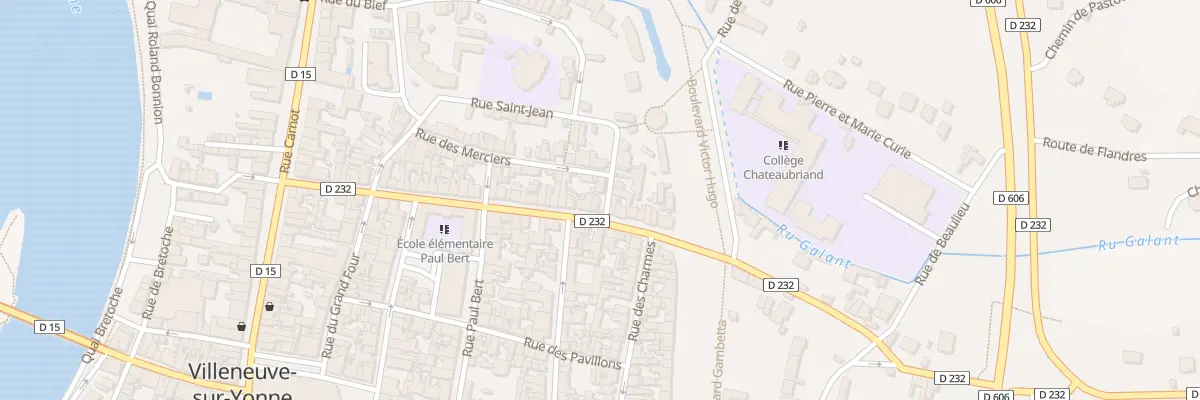 Plan du 57 Rue de Valprofonde à Villeneuve-sur-Yonne