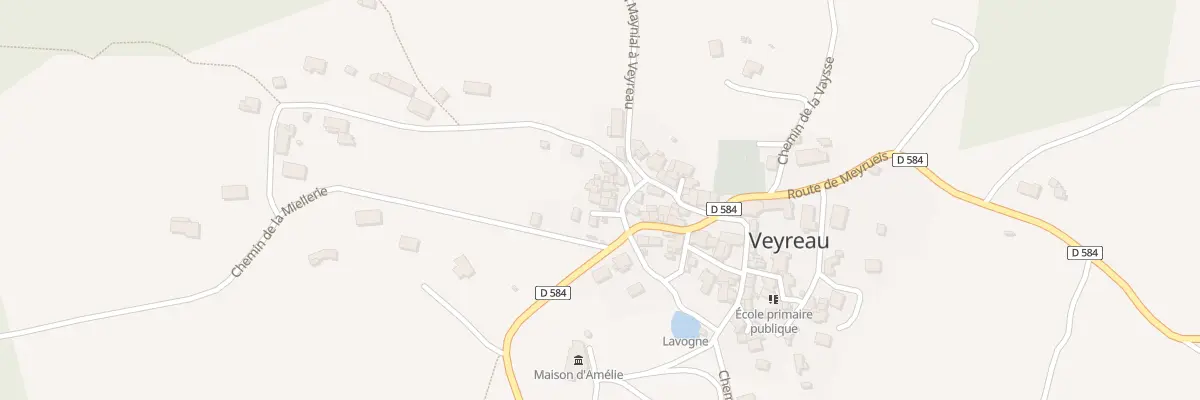 Plan du 5022A Veyreau à Veyreau