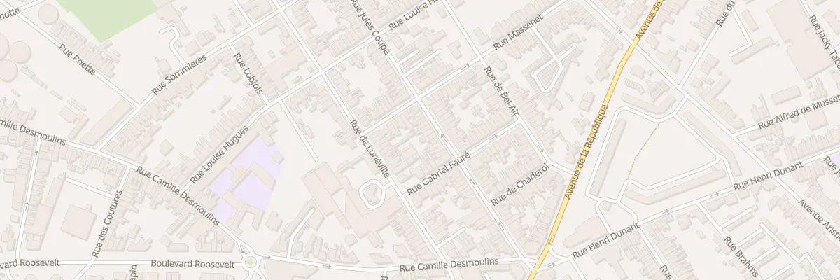 Plan du 53 Rue Jules Coupé à Saint-Quentin