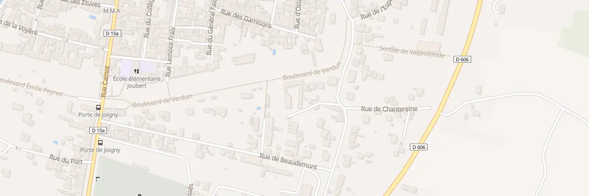 Plan du 30 Bd de Verdun à Villeneuve-sur-Yonne