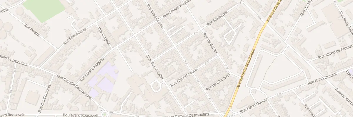 Plan du 57 Rue Jules Coupé à Saint-Quentin