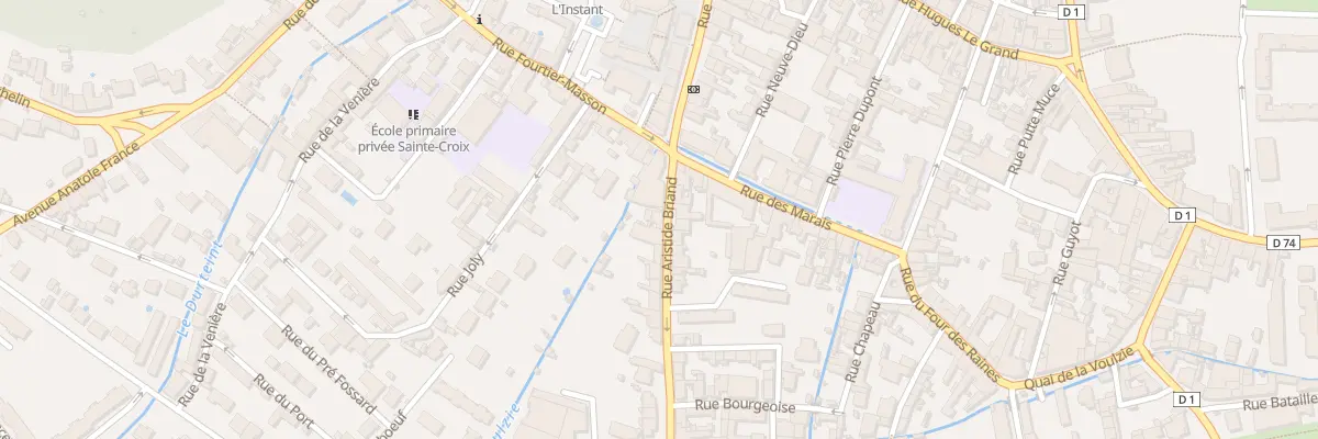 Plan du 8 Rue Aristide Briand à Provins