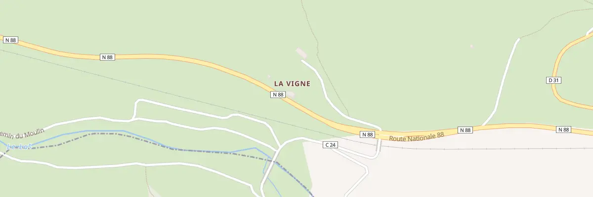Plan du 5057 La Vigne aux Salelles