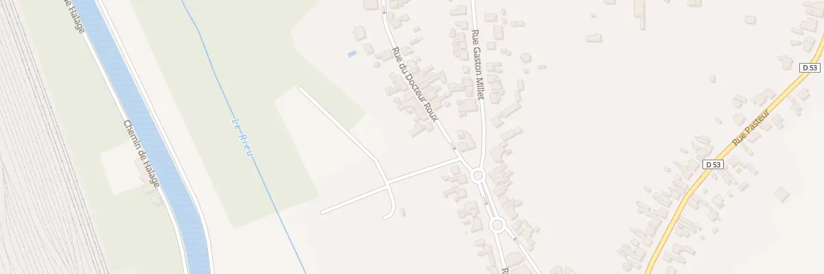 Plan du 3T Rue du Docteur Roux à Tergnier