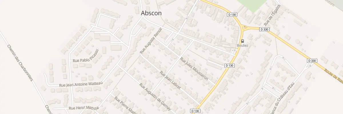 Plan du 25 Rue Jules Mousseron à Abscon