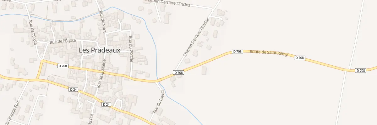 Plan du 17 Rte de Saint-rémy aux Pradeaux