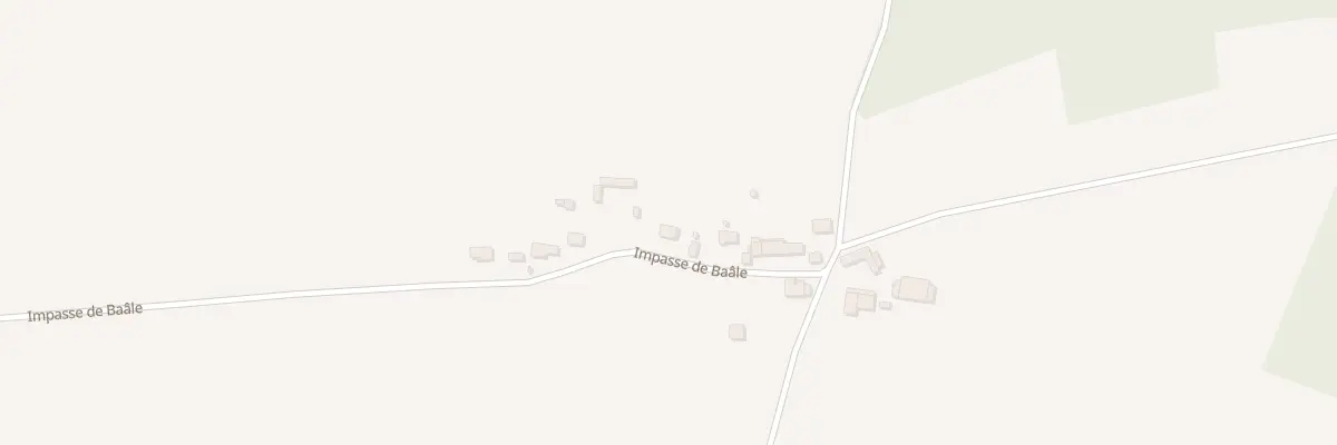 Plan du 11 Imp de Baâle à Courchamp