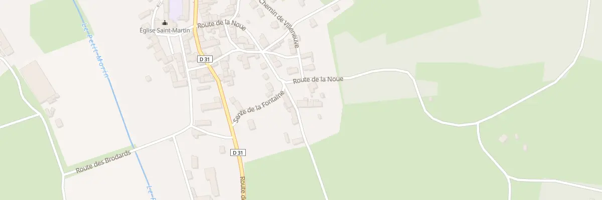 Plan du 10 Che de Villeneuve à Sablonnières
