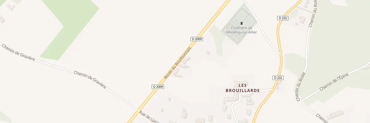 Plan du 22 Rte du Bourbonnais à Monétay-sur-Allier