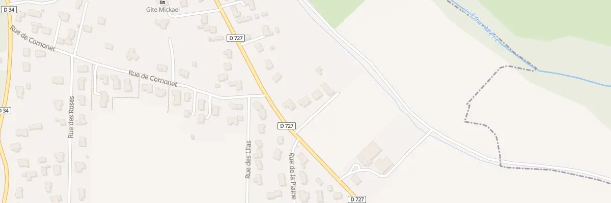 Plan du 35B Rte du Vernet-la-varenne à Parentignat