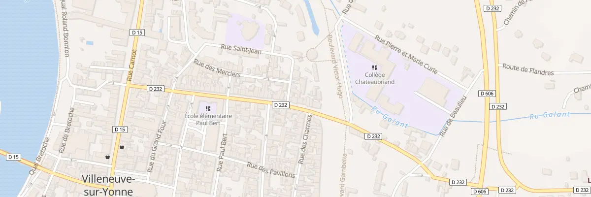 Plan du 61 Rue de Valprofonde à Villeneuve-sur-Yonne