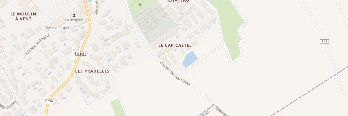 Plan du 16 Bd Emile Zola à Abeilhan