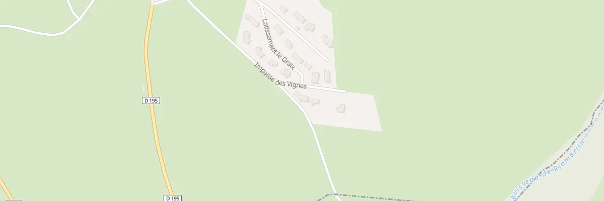 Plan du Graix à Saint-Géron