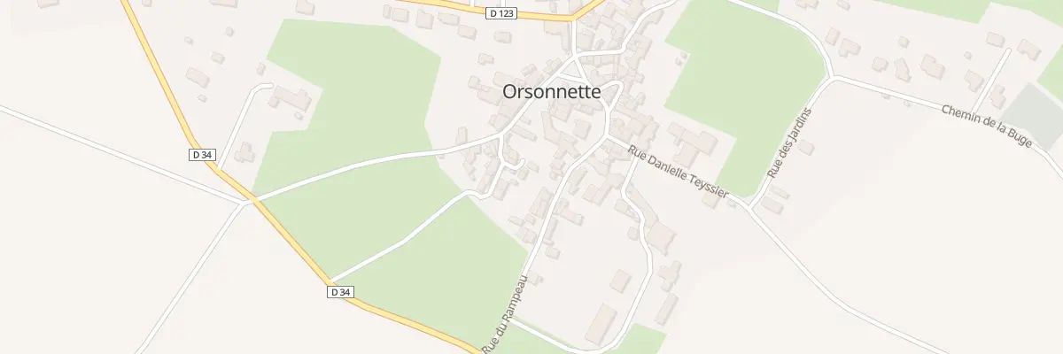 Plan du 5 Rue La Pradoune à Nonette-Orsonnette