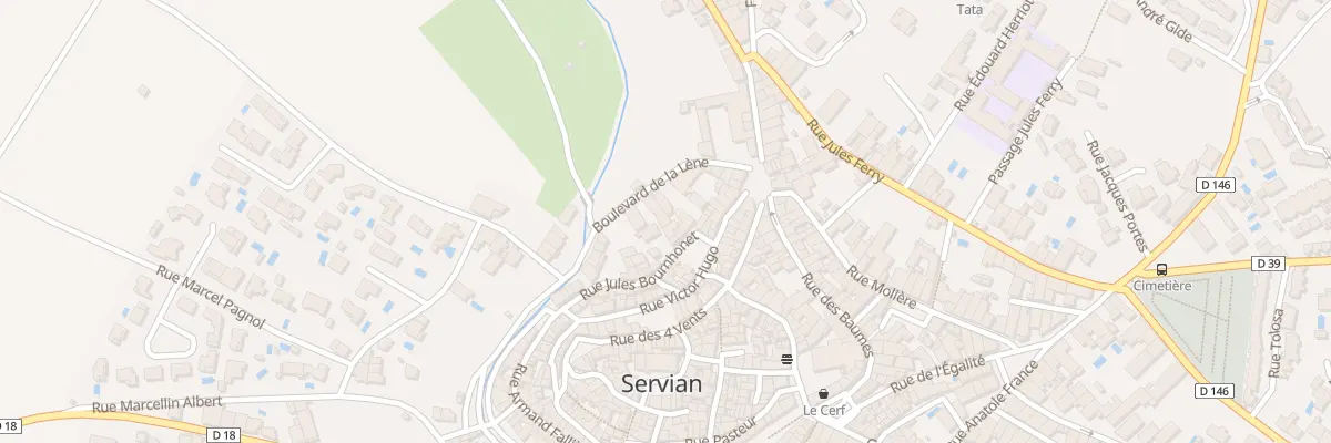 Plan du 27B Rue Jules Bournhonet à Servian