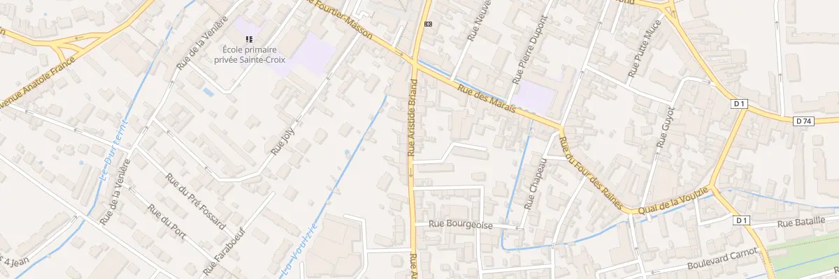 Plan du 13 Rue Aristide Briand à Provins