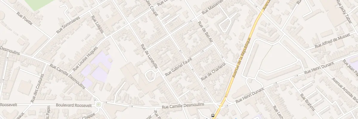 Plan du 43 Rue Jules Coupé à Saint-Quentin