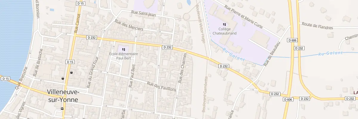 Plan du 31 Rue des Charmes à Villeneuve-sur-Yonne