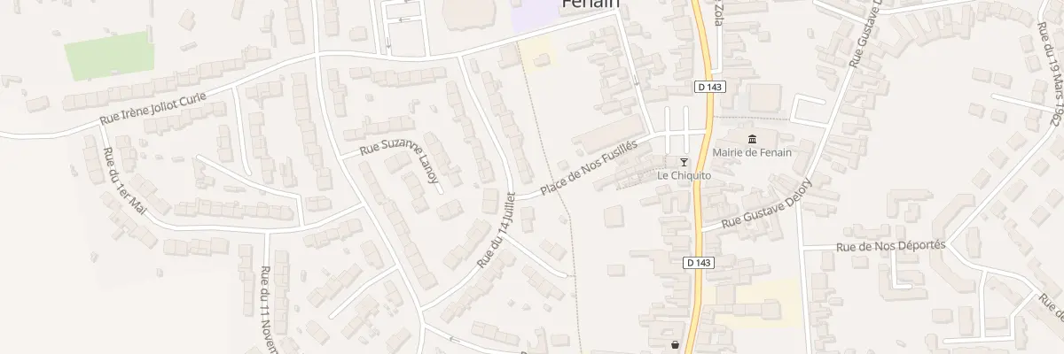 Plan du 19 Rue du Quatorze Juillet à Fenain