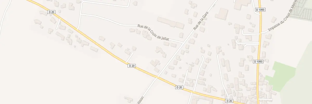 Plan du 52 Rue de la Gare à Joze